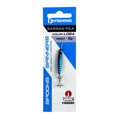 F-FISHING Пилькер Sargan pilk 5г 35мм цвет L064 F-FISHING Пилькер Sargan pilk 5г 35мм цвет L064