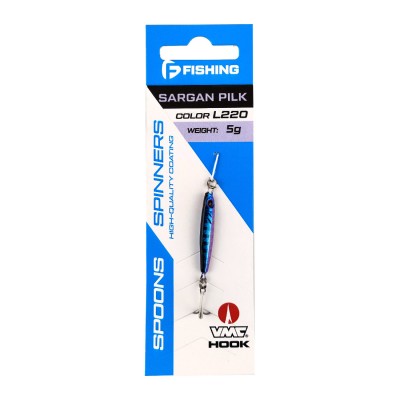 F-FISHING Пилькер Sargan pilk 5г 35мм цвет L220 F-FISHING Пилькер Sargan pilk 5г 35мм цвет L220