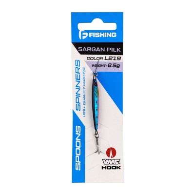 F-FISHING Пилькер Sargan pilk 8.5г 45мм цвет L219 F-FISHING Пилькер Sargan pilk 8.5г 45мм цвет L219