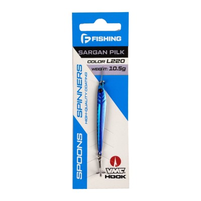 F-FISHING Пилькер Sargan pilk 10.5г 55мм цвет L220 F-FISHING Пилькер Sargan pilk 10.5г 55мм цвет L220