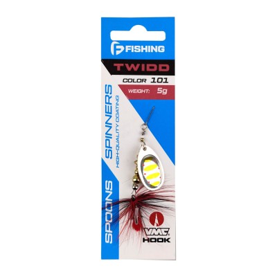F-FISHING Блесна Twidd 5г цвет 101 F-FISHING Блесна Twidd 5г цвет 101