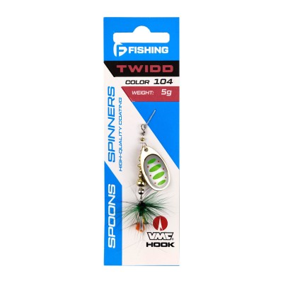 F-FISHING Блесна Twidd 5г цвет 104