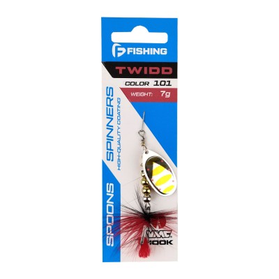F-FISHING Блесна Twidd 7г цвет 101