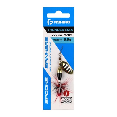 F-FISHING Блесна Thunder Max 5.5г цвет 106 F-FISHING Блесна Thunder Max 5.5г цвет 106