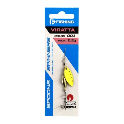 F-FISHING Блесна Viratta 6.5г цвет 001 F-FISHING Блесна Viratta 6.5г цвет 001