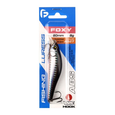 F-FISHING Воблер Foxi 80мм 8г 0.3-1.0м A027 Плавающий F-FISHING Воблер Foxi 80мм 8г 0.3-1.0м A027 Плавающий