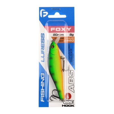 F-FISHING Воблер Foxi 80мм 8г 0.3-1.0м A460 Плавающий F-FISHING Воблер Foxi 80мм 8г 0.3-1.0м A460 Плавающий