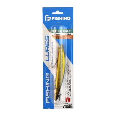 F-FISHING Воблер Hellcat 130F 130мм 19г 1.0-2.0м A025 Плавающий F-FISHING Воблер Hellcat 130F 130мм 19г 1.0-2.0м A025 Плавающий