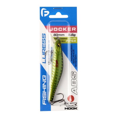 F-FISHINGF-FISHING Воблер Jocker 80SP 80мм 8.6г 0.3-1.5м F754 Суспендр F-FISHINGF-FISHING Воблер Jocker 80SP 80мм 8.6г 0.3-1.5м F754 Суспендр