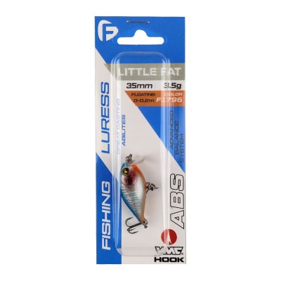 F-FISHING Воблер Little Fat SSR 35мм 3.5г 0.0-0.2м F1796 Поверхностный