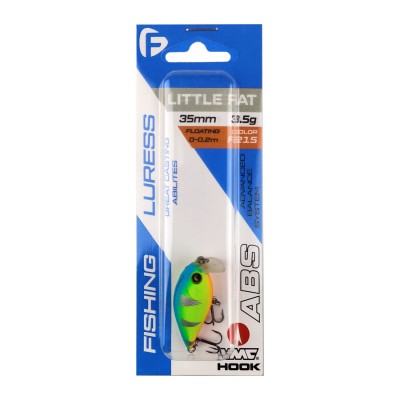 F-FISHING Воблер Little Fat SSR 35мм 3.5г 0.0-0.2м F215 Поверхностный