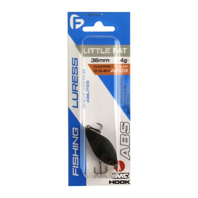 F-FISHING Воблер Little Fat SR 36мм 4г 0.0-0.4м A209 Плавающий