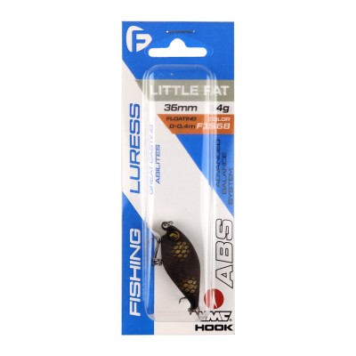 F-FISHING Воблер Little Fat SR 36мм 4г 0.0-0.4м F1568 Плавающий