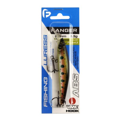 F-FISHING Воблер Ranger 85мм 8.5г 0.5-1.5м F1343 Суспендр F-FISHING Воблер Ranger 85мм 8.5г 0.5-1.5м F1343 Суспендр