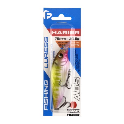 F-FISHING Воблер Harier 75мм 10.5г 0.5-0.8м 075 Плавающий F-FISHING Воблер Harier 75мм 10.5г 0.5-0.8м 075 Плавающий