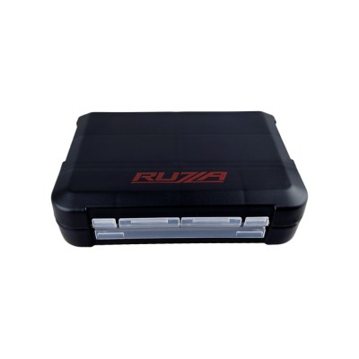 RUZZA Коробка двойная 133x97x37мм 8 отделений + 4 съемных перегородки