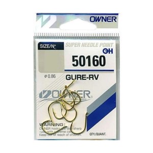 OWNER Крючок Gure-Rv gold №1 7шт Крючок фидер.поплавок OWNER