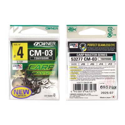 OWNER Крючок Carp Tsuyoshi teflon №4 8шт