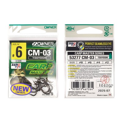 OWNER Крючок Carp Tsuyoshi teflon №6 9шт