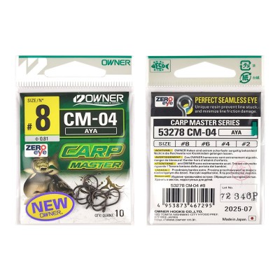 OWNER Крючок Carp Aya teflon №8 10шт