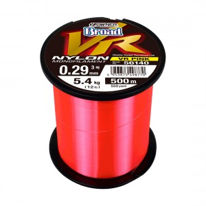 OWNER Леска Broad VR Pink Nylon 500м 0,285мм 5,4кг