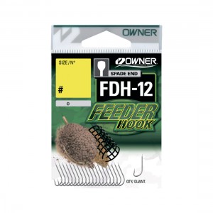 OWNER Крючок Feeder Hook FDH-12 white №10 20шт