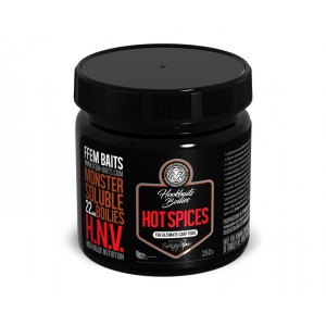 Насадочные растворимые бойлы FFEM Monster Soluble Boilies HNV-Hot Spices 22mm