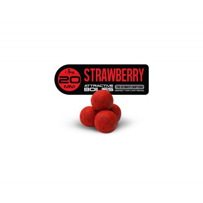 Вареные бойлы FFEM Super Jam Boilies Strawberry 20mm 1kg