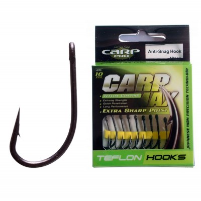 Крючок Carp Pro Teflon Anti-Snag №4