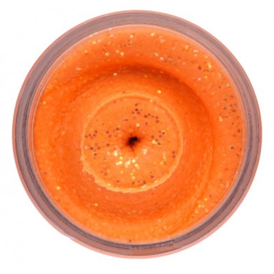 BERKLEY Паста форелевая анис ярко оранжевавя PowerBait Natural Glittert Fluorescent Orange