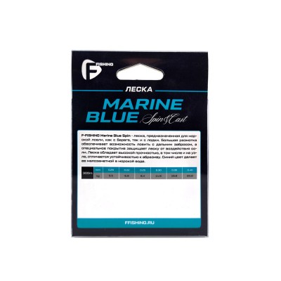 F-FISHING Леска Marine Blue Spin 300м 0,40мм 20,2кг/44,5lb