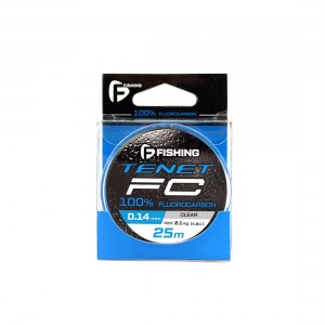 F-FISHING Леска Tenet Fluorocarbon 25м 0,14мм 2,1кг/4,6lb