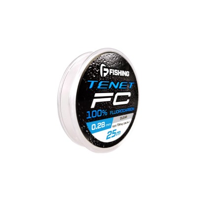 F-FISHING Леска Tenet Fluorocarbon 25м 0,28мм 7,4кг/16,3lb