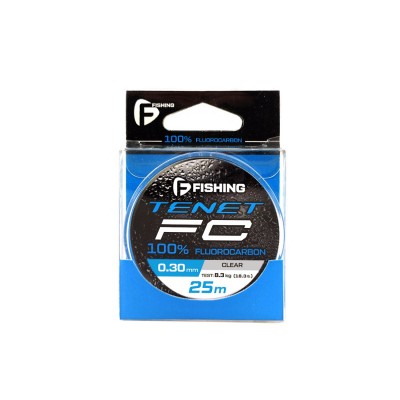 F-FISHING Леска Tenet Fluorocarbon 25м 0,30мм 8,3кг/18,3lb