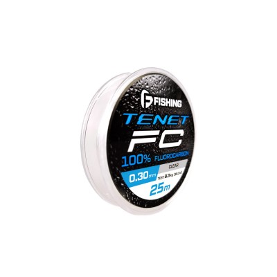 F-FISHING Леска Tenet Fluorocarbon 25м 0,30мм 8,3кг/18,3lb