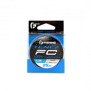 F-FISHING Леска Tenet Fluorocarbon 25м 0,35мм 10,8кг/23,8lb