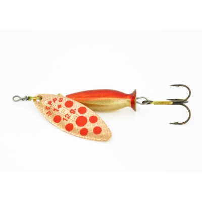 MEPPS Блесна Aglia Long Heavy №1+ 12г CU red/OR red