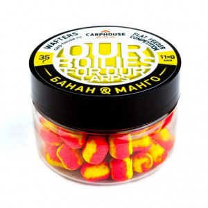 CARP-HOUSE Вафтерсы нейтральные Wafters Банан Манго 11x8мм