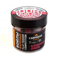 CARP-HOUSE Бойлы вареные насадочные Клубника джем 11мм