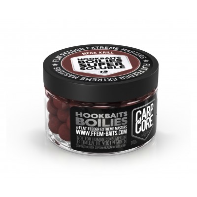 FFEM Бойлы насадочные растворимые Super Soluble HNV Boilies Mega Krill 13мм