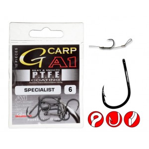 GAMAKATSU Крючок G-Carp A1 PTFE Specialist №6 10шт