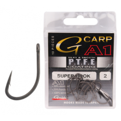 GAMAKATSU Крючок G-Carp A1 PTFE Super Hook №2 10шт