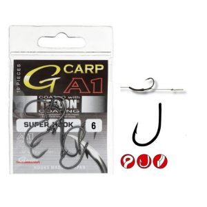 GAMAKATSU Крючок G-Carp A1 PTFE Super Hook №6 10шт
