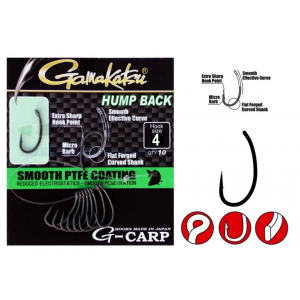 GAMAKATSU Крючок Hump Back PTFE №4 10шт