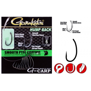 GAMAKATSU Крючок Hump Back PTFE №6 10шт