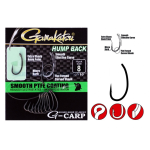GAMAKATSU Крючок Hump Back PTFE №8 10шт