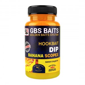 GBS Ароматизатор Hookbait DIP Банан Скопекс 120мл