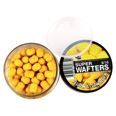 GBS Вафтерсы wafters Желтая клубника 8x10мм