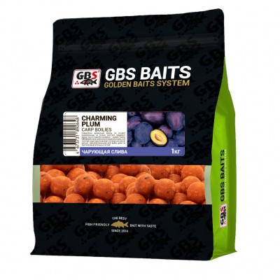 GBS Бойлы Чарующая слива 1кг 20мм