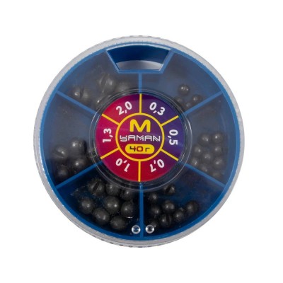 ЯМАН Набор грузил M 40г 0,3-2,0г ЯМАН Набор грузил M 40г 0,3-2,0г